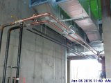 Started installing copper piping at the 4th Facing North.jpg